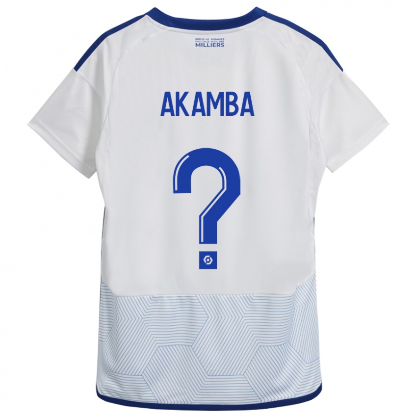 Niño Camiseta Fred Akamba #0 Blanco 2ª Equipación 2023/24 La Camisa México