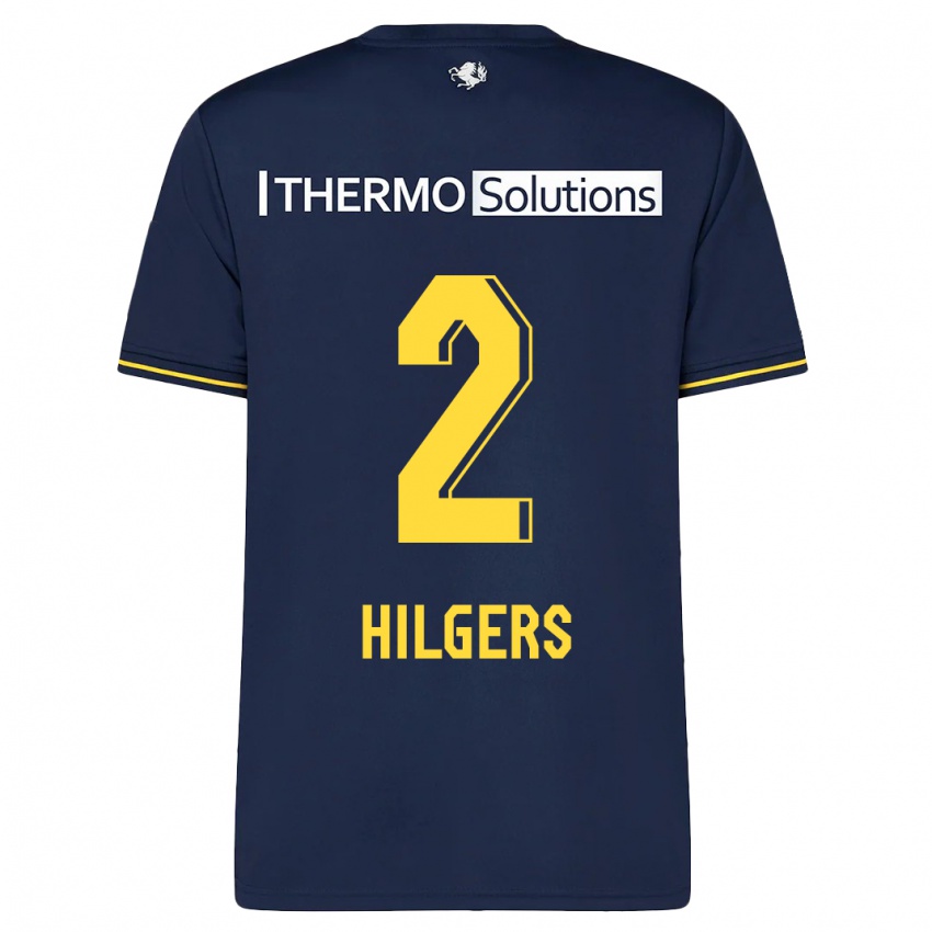 Niño Camiseta Mees Hilgers #2 Armada 2ª Equipación 2023/24 La Camisa México