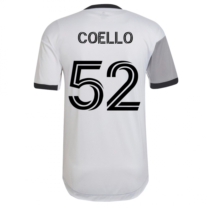 Niño Camiseta Alonso Coello #52 Blanco 2ª Equipación 2023/24 La Camisa México