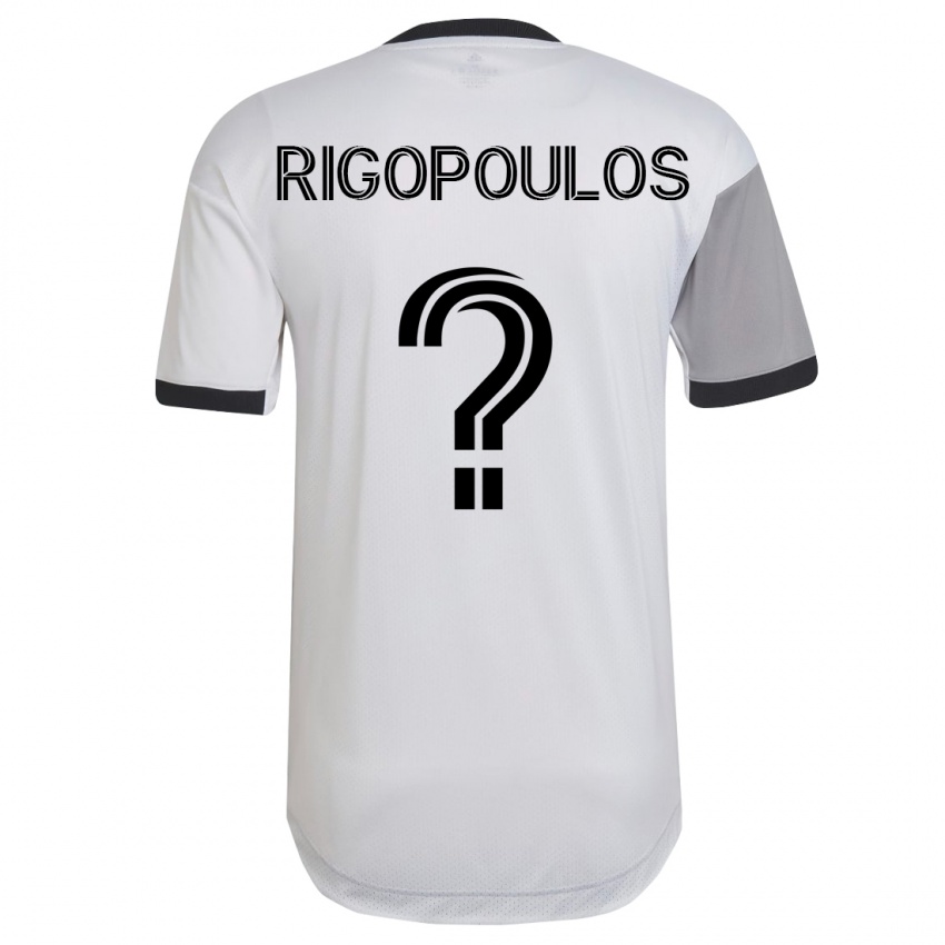 Niño Camiseta Theo Rigopoulos #0 Blanco 2ª Equipación 2023/24 La Camisa México