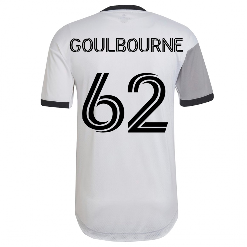 Niño Camiseta Rohan Goulbourne #62 Blanco 2ª Equipación 2023/24 La Camisa México