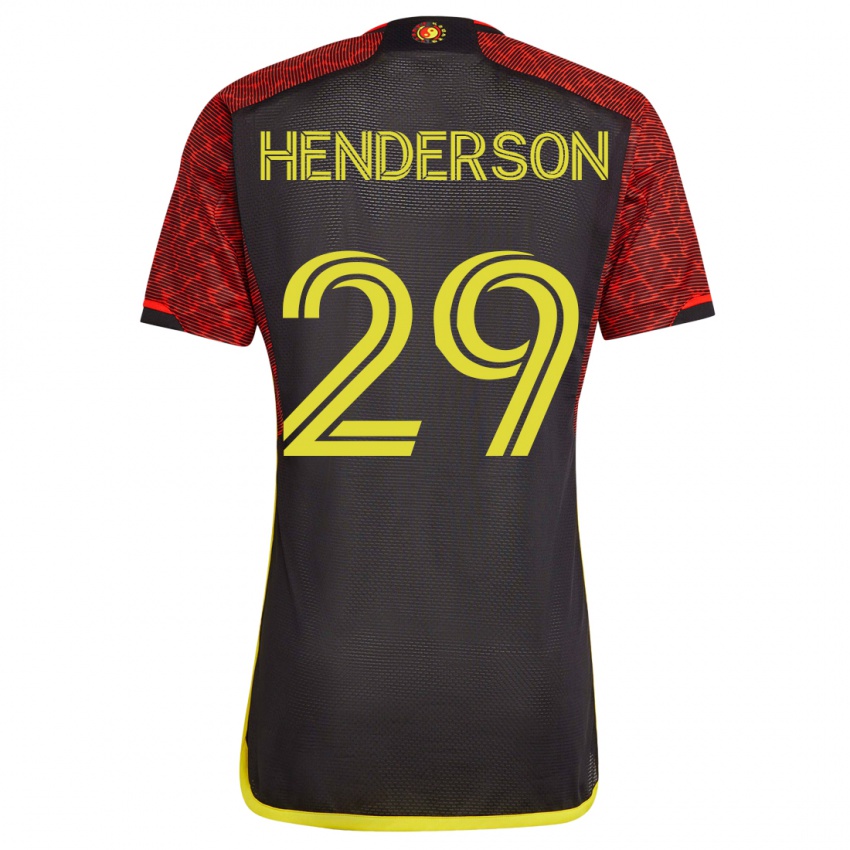 Niño Camiseta Anna Henderson #29 Naranja 2ª Equipación 2023/24 La Camisa México