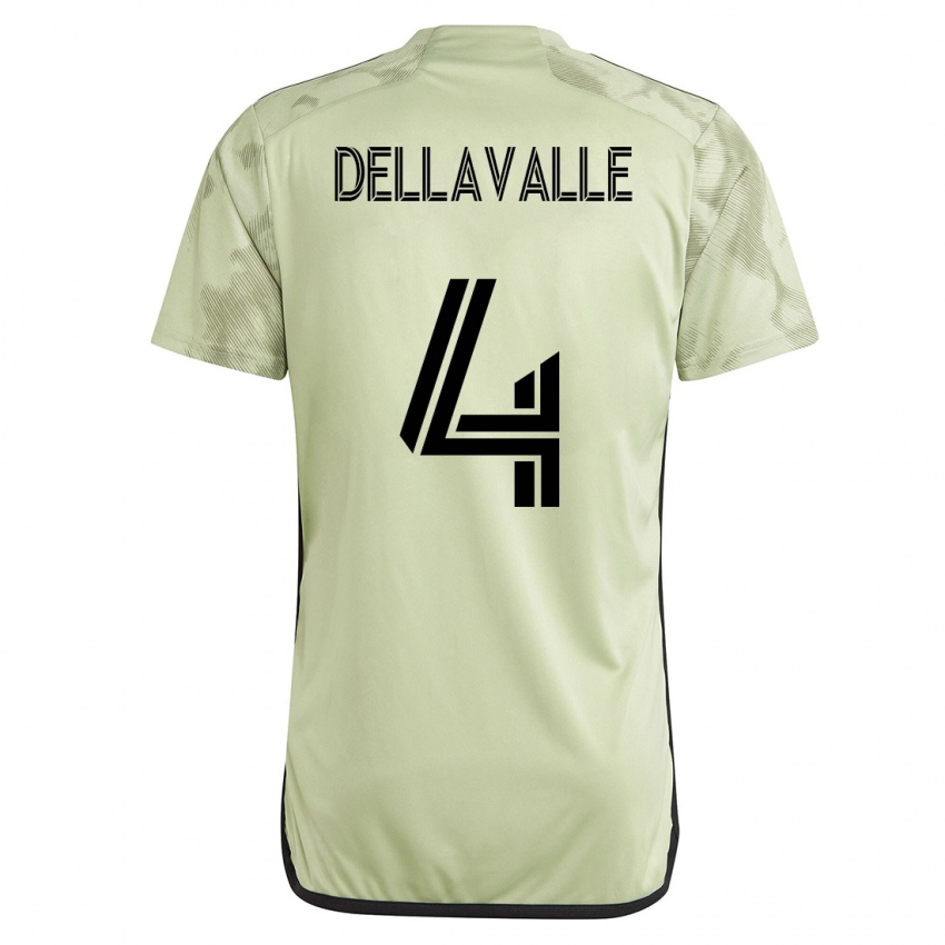 Niño Camiseta Lorenzo Dellavalle #4 Verde 2ª Equipación 2023/24 La Camisa México