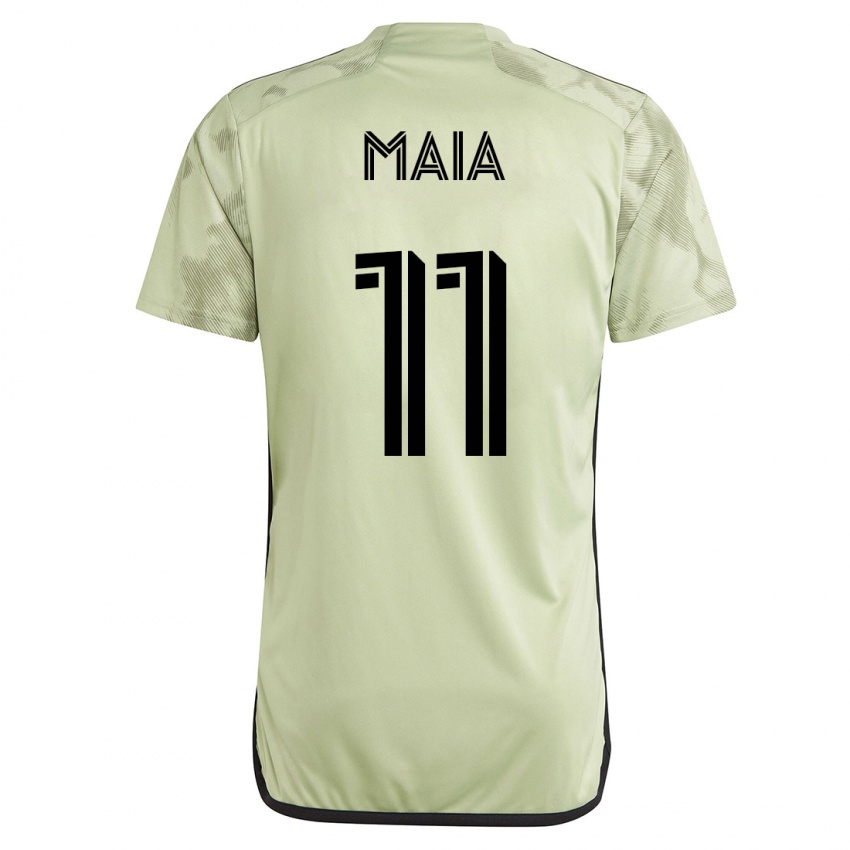 Niño Camiseta Matheus Maia #11 Verde 2ª Equipación 2023/24 La Camisa México