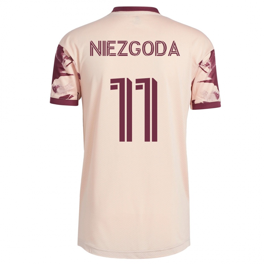 Niño Camiseta Jaroslaw Niezgoda #11 Blanquecino 2ª Equipación 2023/24 La Camisa México