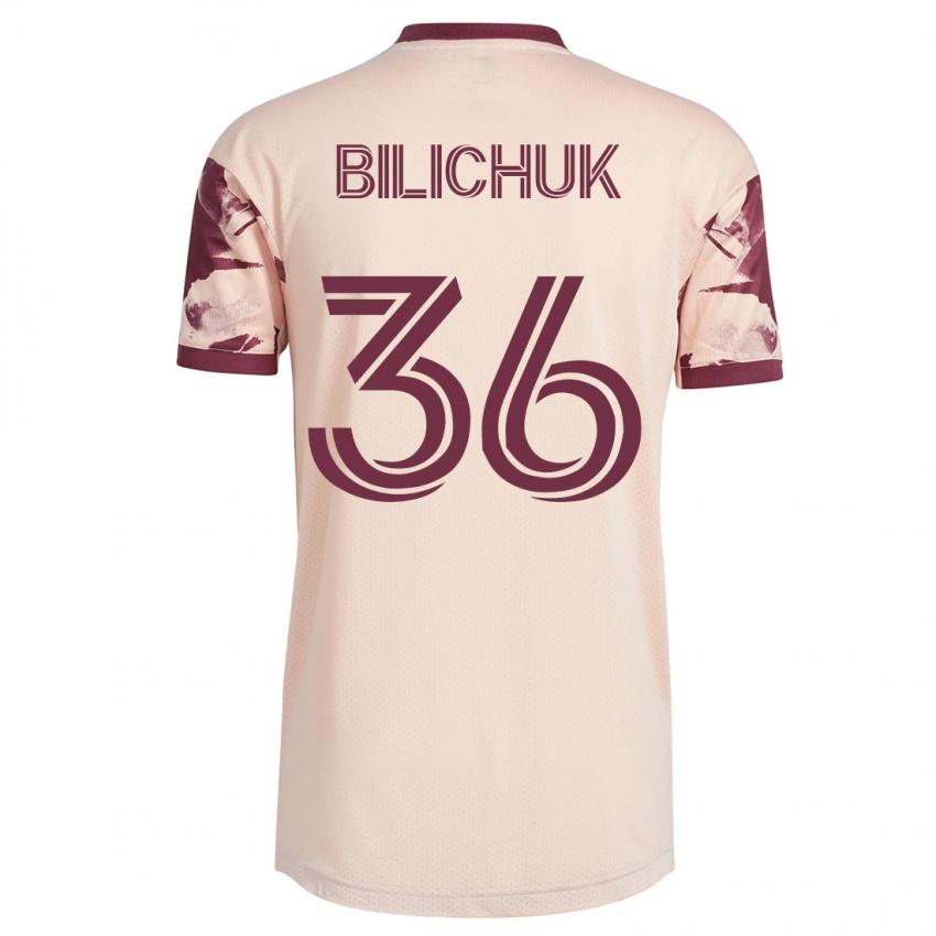 Niño Camiseta Ryan Bilichuk #36 Blanquecino 2ª Equipación 2023/24 La Camisa México
