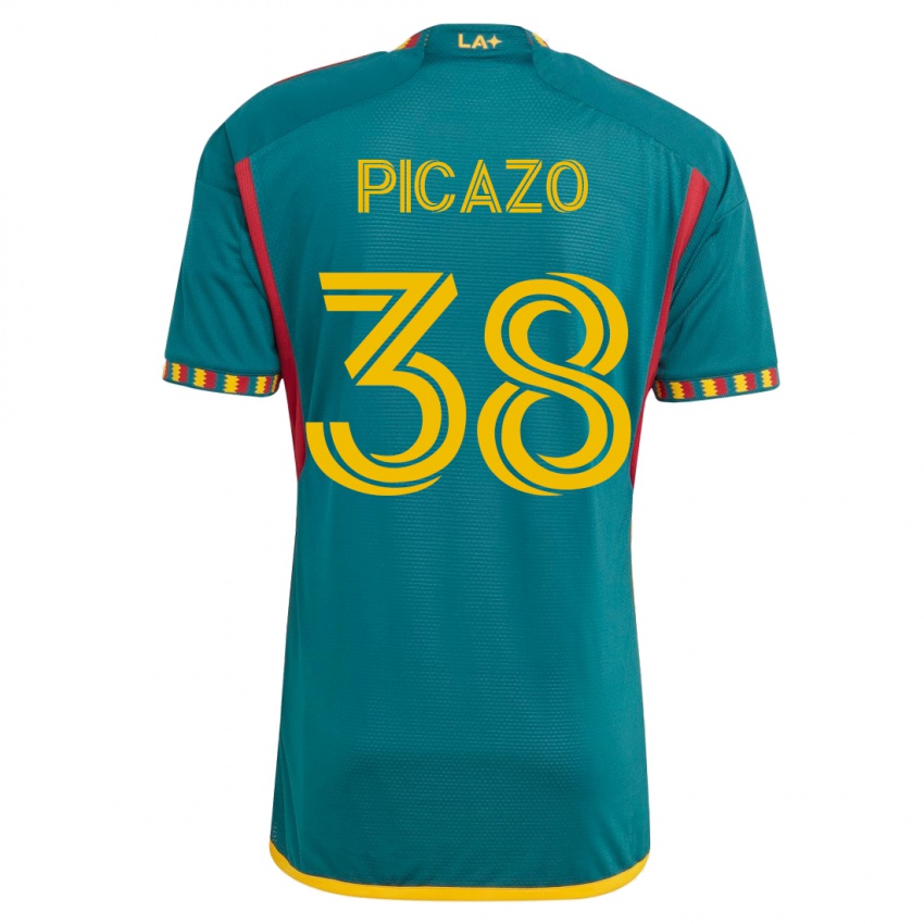 Niño Camiseta Axel Picazo #38 Verde 2ª Equipación 2023/24 La Camisa México