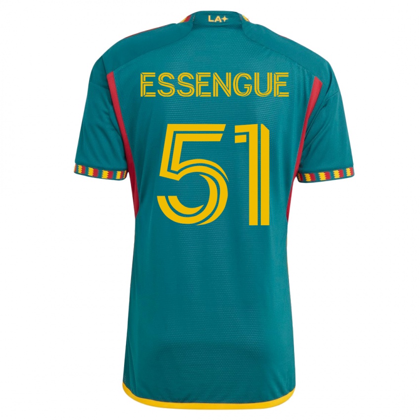 Niño Camiseta Ascel Essengue #51 Verde 2ª Equipación 2023/24 La Camisa México