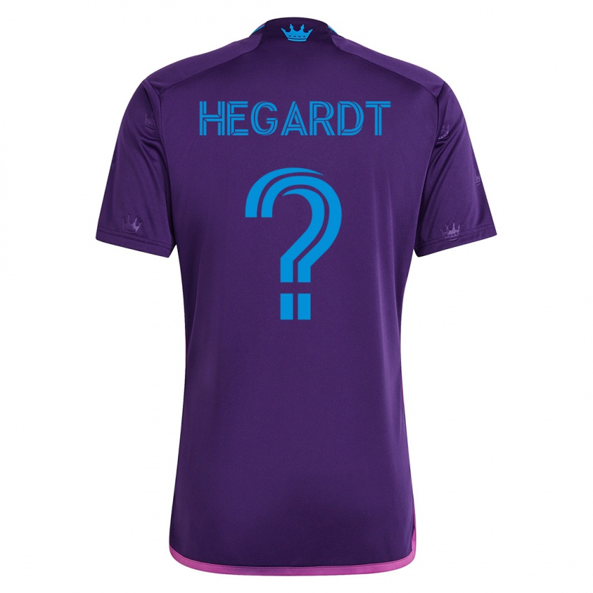 Niño Camiseta Chris Hegardt #0 Violeta 2ª Equipación 2023/24 La Camisa México