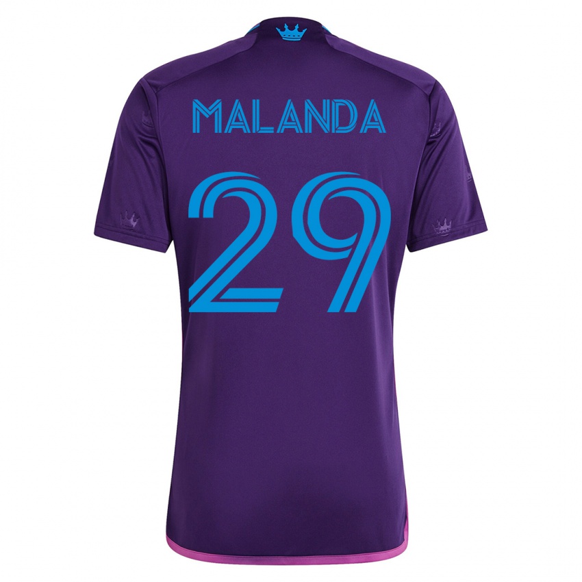 Niño Camiseta Adilson Malanda #29 Violeta 2ª Equipación 2023/24 La Camisa México