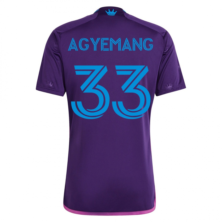 Niño Camiseta Patrick Agyemang #33 Violeta 2ª Equipación 2023/24 La Camisa México