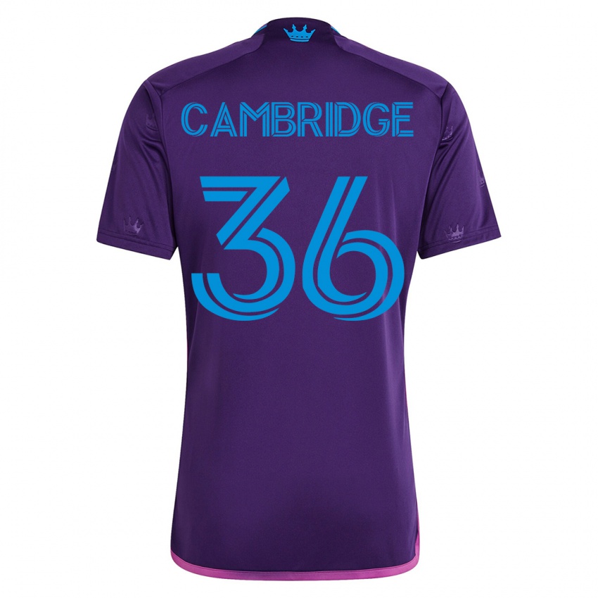 Niño Camiseta Brandon Cambridge #36 Violeta 2ª Equipación 2023/24 La Camisa México