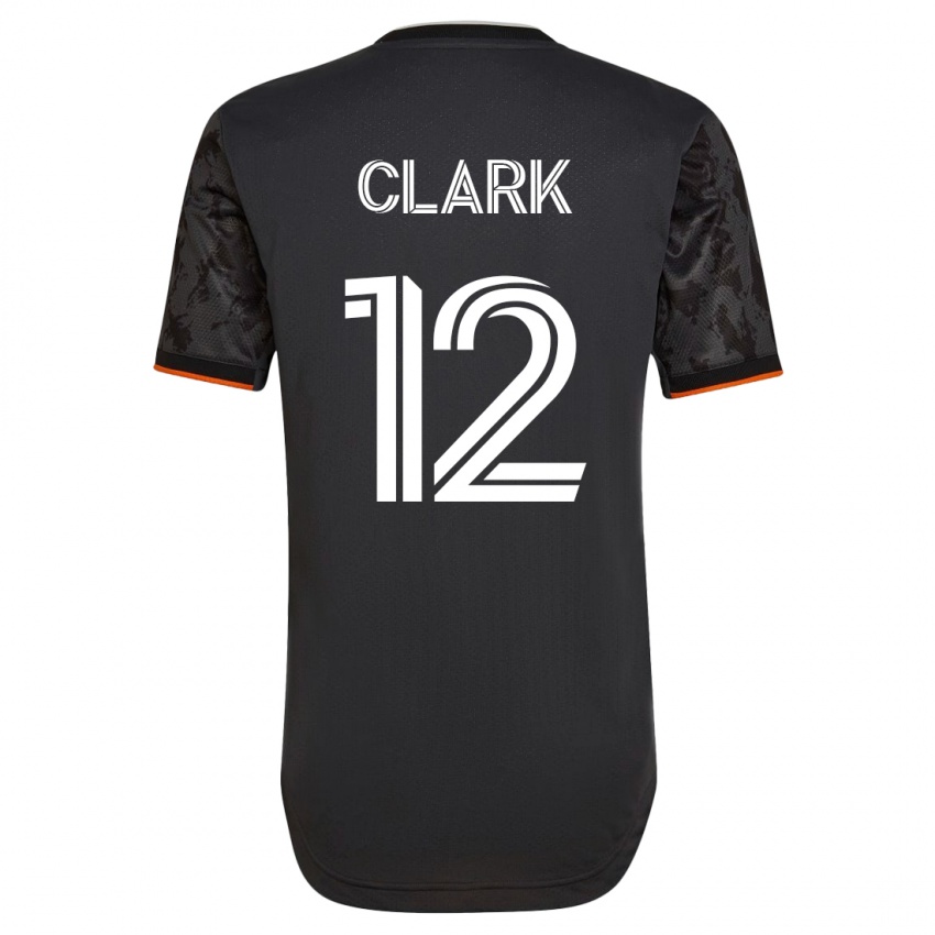 Niño Camiseta Steve Clark #12 Negro 2ª Equipación 2023/24 La Camisa México
