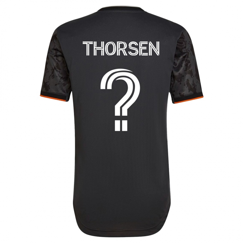 Niño Camiseta Liam Thorsen #0 Negro 2ª Equipación 2023/24 La Camisa México