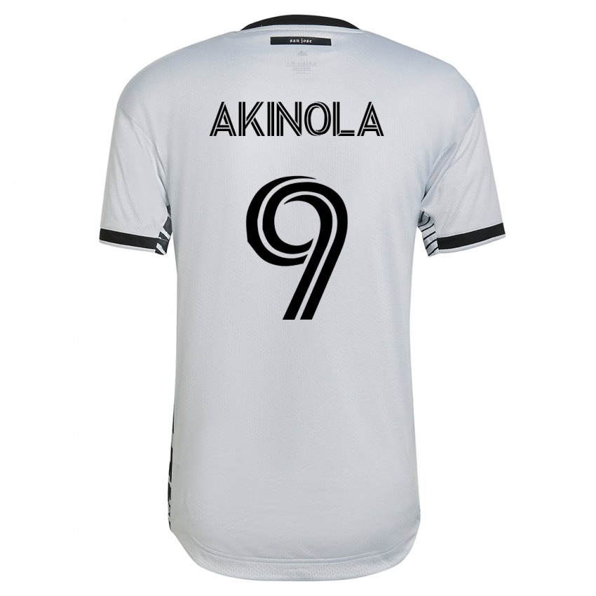 Niño Camiseta Ayo Akinola #9 Blanco 2ª Equipación 2023/24 La Camisa México