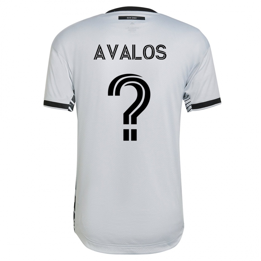 Niño Camiseta Lorenzo Avalos #0 Blanco 2ª Equipación 2023/24 La Camisa México