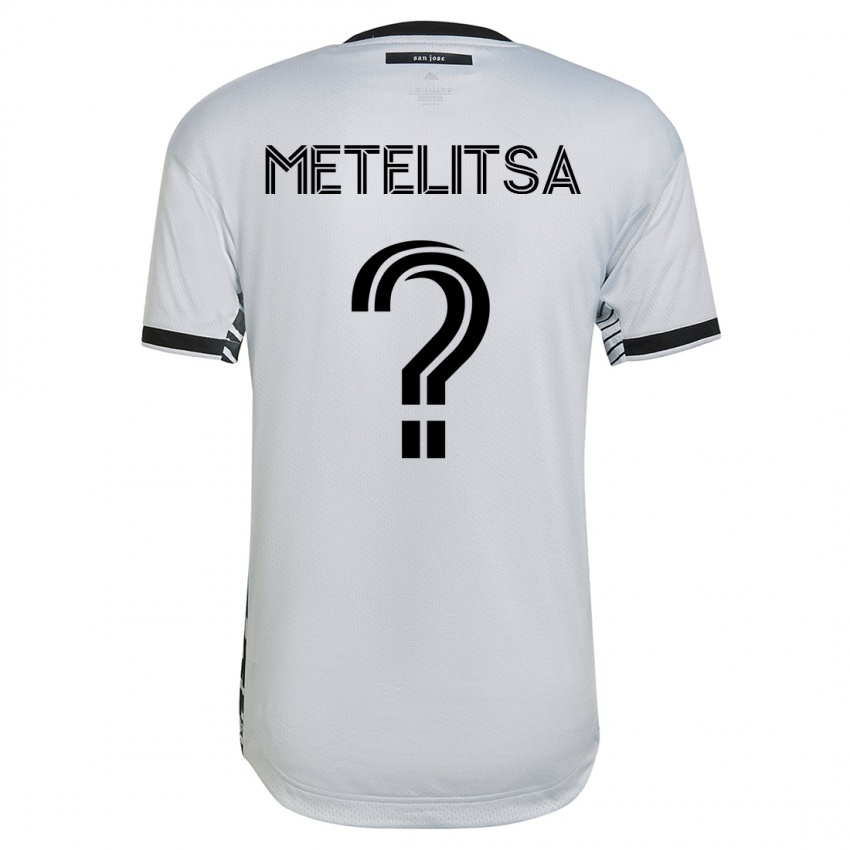 Niño Camiseta Christian Metelitsa #0 Blanco 2ª Equipación 2023/24 La Camisa México