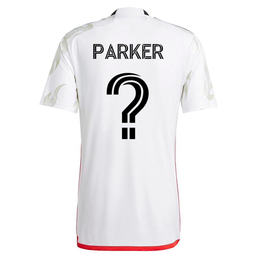 Niño Camiseta Isaiah Parker #0 Blanco 2ª Equipación 2023/24 La Camisa México