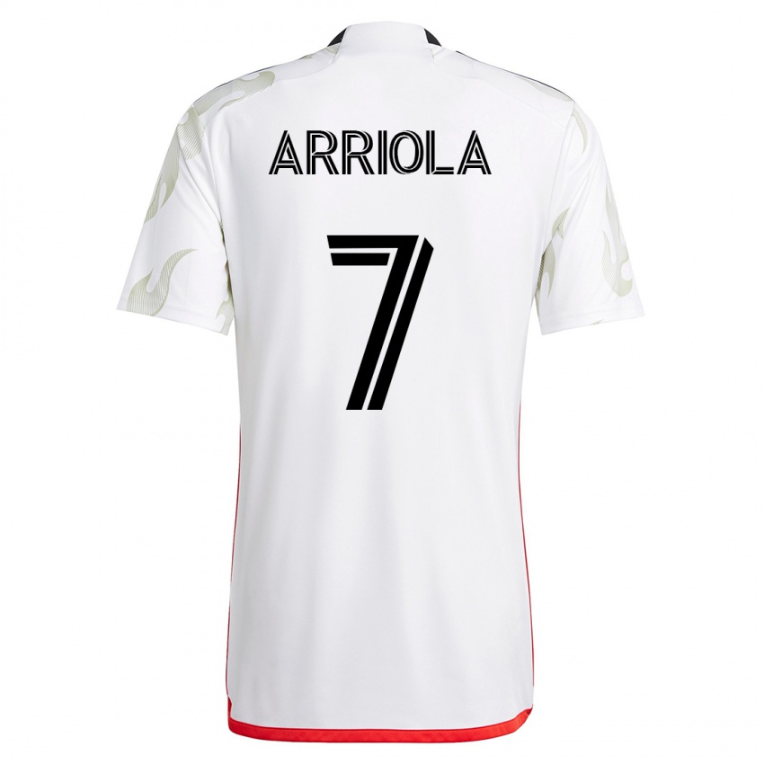 Niño Camiseta Paul Arriola #7 Blanco 2ª Equipación 2023/24 La Camisa México