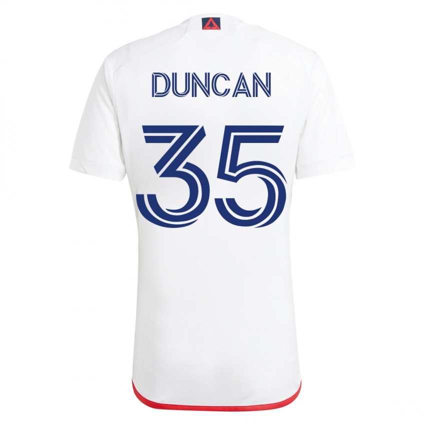 Niño Camiseta Nakye Greenidge-Duncan #35 Blanco Rojo 2ª Equipación 2023/24 La Camisa México