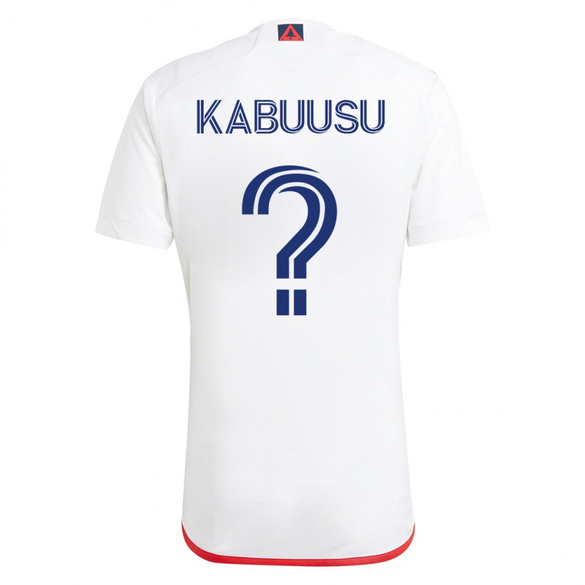 Niño Camiseta Jamie Kabuusu #0 Blanco Rojo 2ª Equipación 2023/24 La Camisa México
