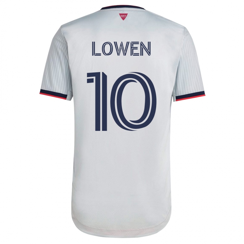 Niño Camiseta Eduard Löwen #10 Blanco 2ª Equipación 2023/24 La Camisa México