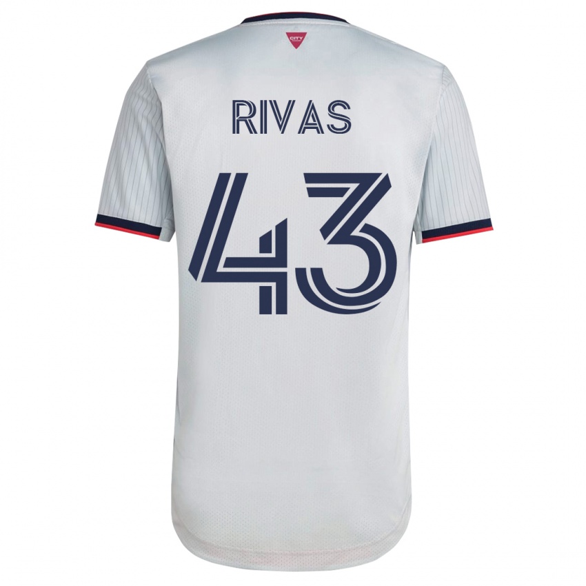 Niño Camiseta Sergio Rivas #43 Blanco 2ª Equipación 2023/24 La Camisa México