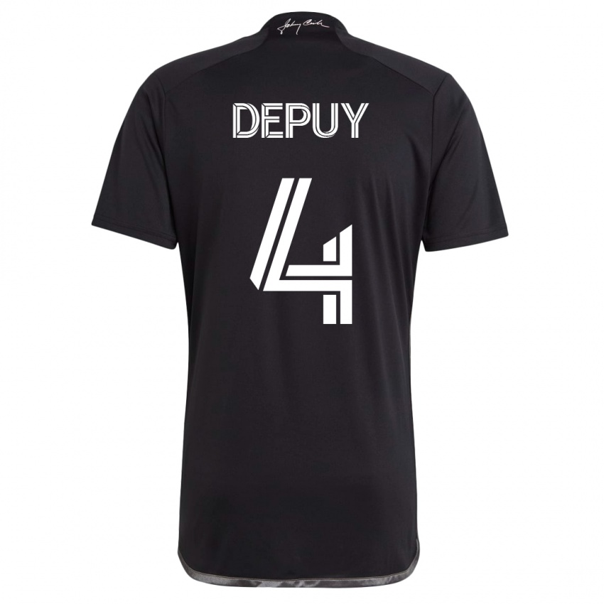 Niño Camiseta Nick Depuy #4 Negro 2ª Equipación 2023/24 La Camisa México