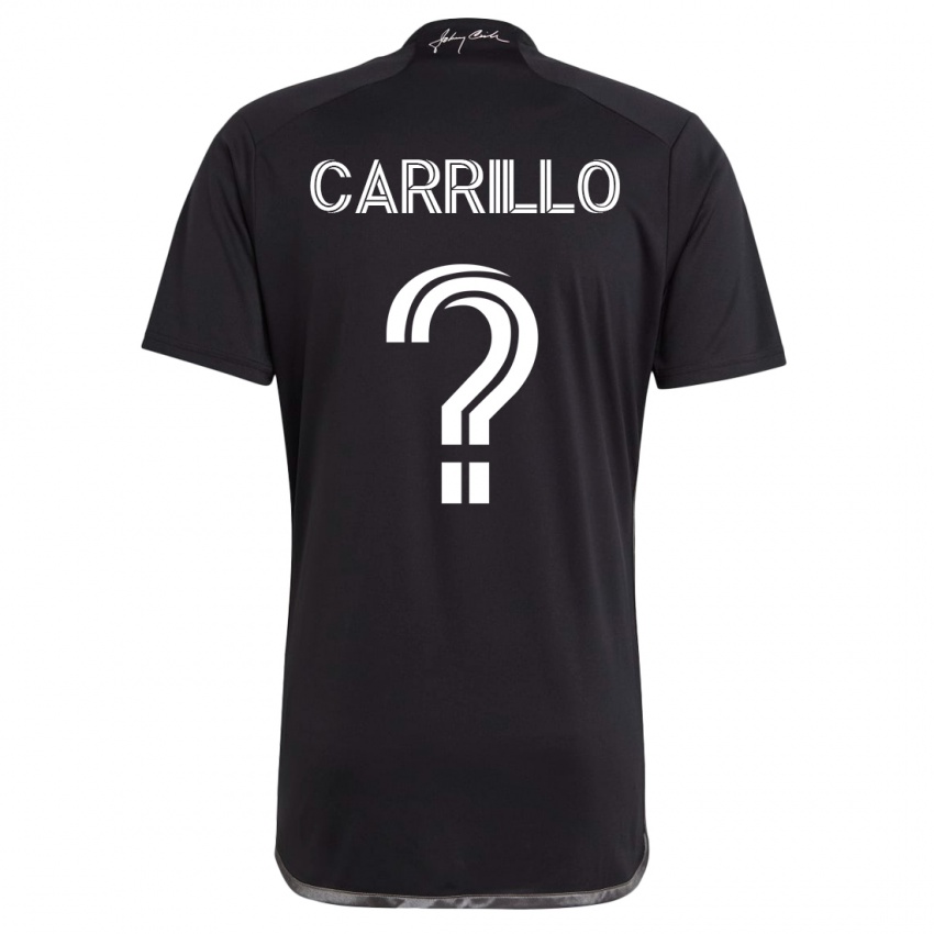 Niño Camiseta Alejandro Carrillo #0 Negro 2ª Equipación 2023/24 La Camisa México