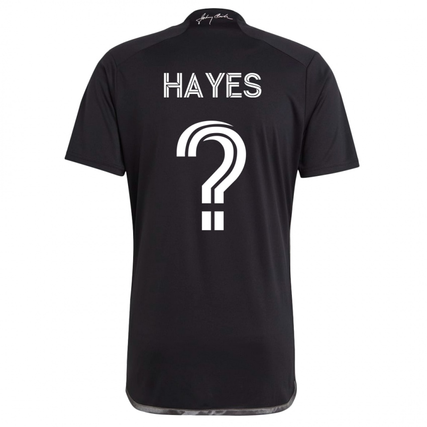 Niño Camiseta Braxton Hayes #0 Negro 2ª Equipación 2023/24 La Camisa México
