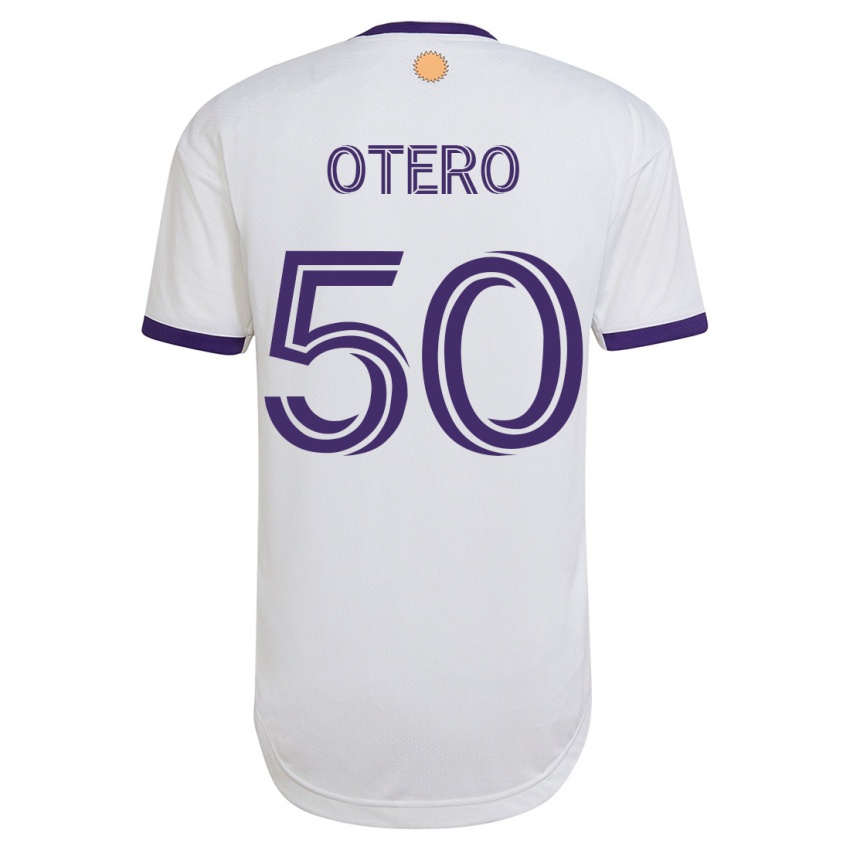 Niño Camiseta Javier Otero #50 Blanco 2ª Equipación 2023/24 La Camisa México