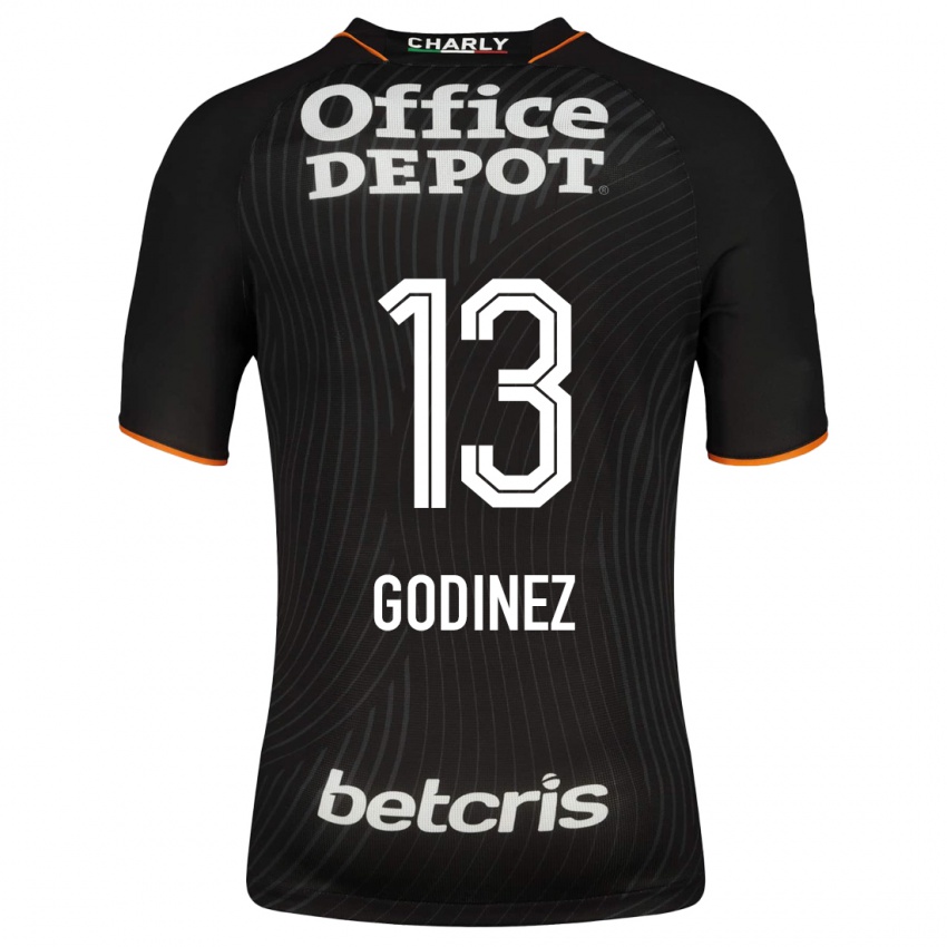 Niño Camiseta Alexandra Godínez #13 Negro 2ª Equipación 2023/24 La Camisa México