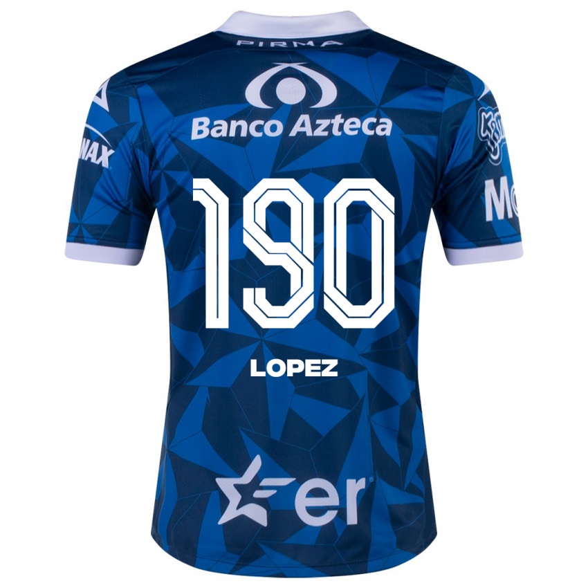 Niño Camiseta Josué López #190 Azul 2ª Equipación 2023/24 La Camisa México
