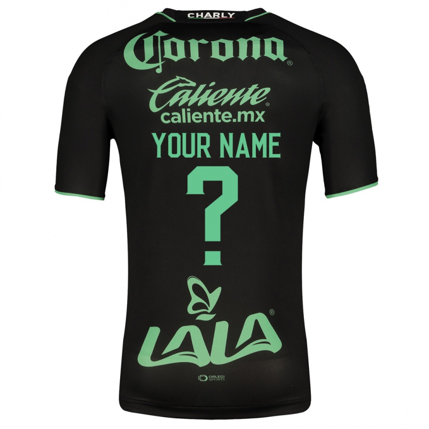 Niño Camiseta Su Nombre #0 Negro 2ª Equipación 2023/24 La Camisa México