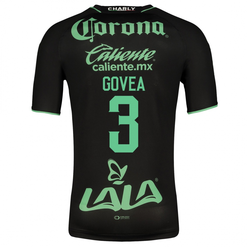 Niño Camiseta Ismael Govea #3 Negro 2ª Equipación 2023/24 La Camisa México