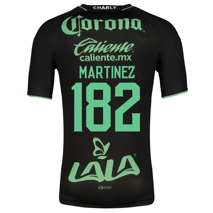 Niño Camiseta Diego Martínez #182 Negro 2ª Equipación 2023/24 La Camisa México