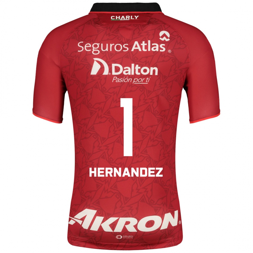 Niño Camiseta José Hernández #1 Rojo 2ª Equipación 2023/24 La Camisa México