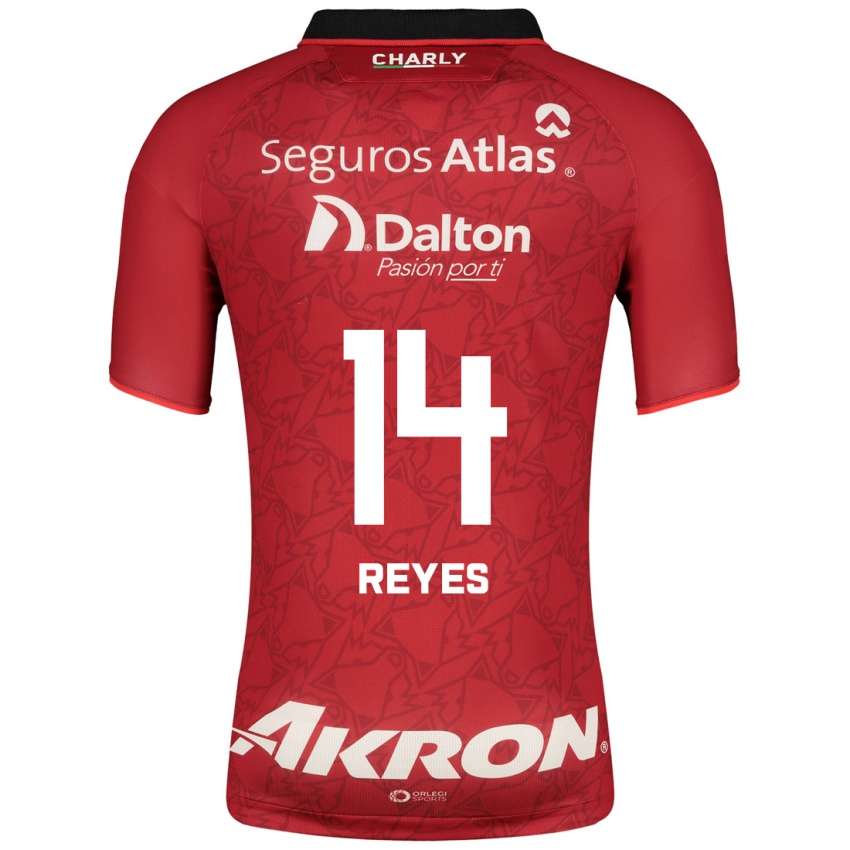 Niño Camiseta Luis Reyes #14 Rojo 2ª Equipación 2023/24 La Camisa México