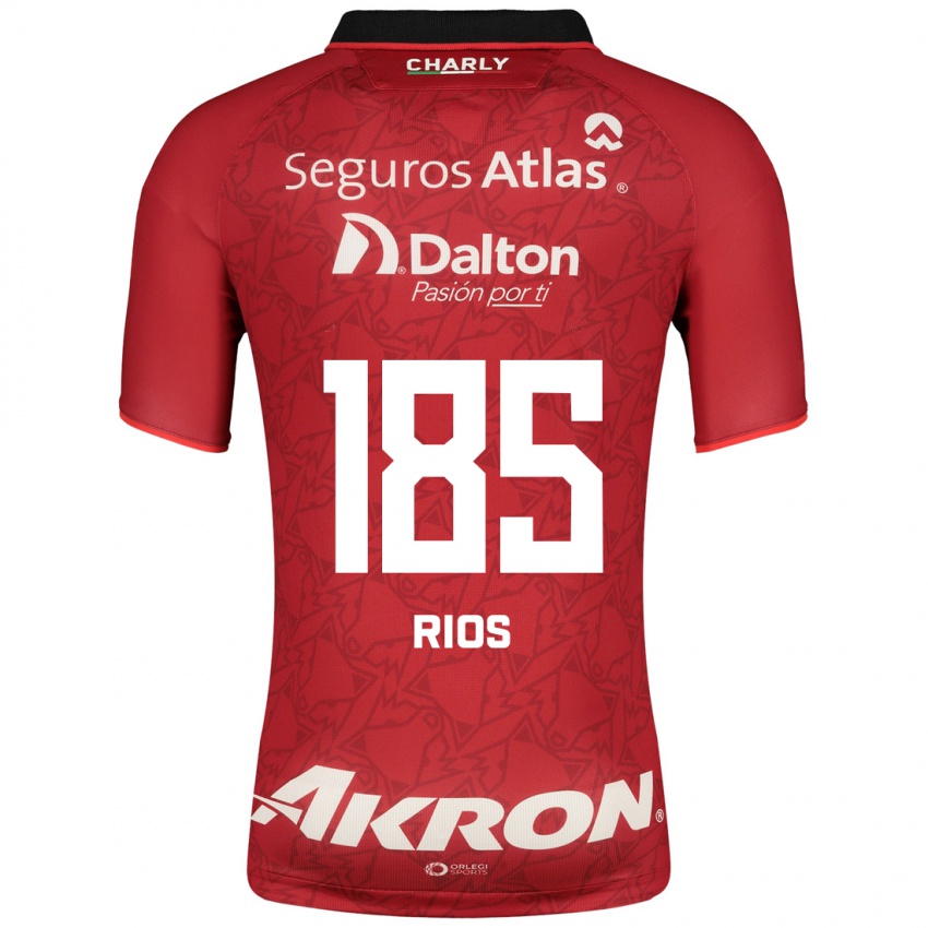 Niño Camiseta Víctor Ríos #185 Rojo 2ª Equipación 2023/24 La Camisa México
