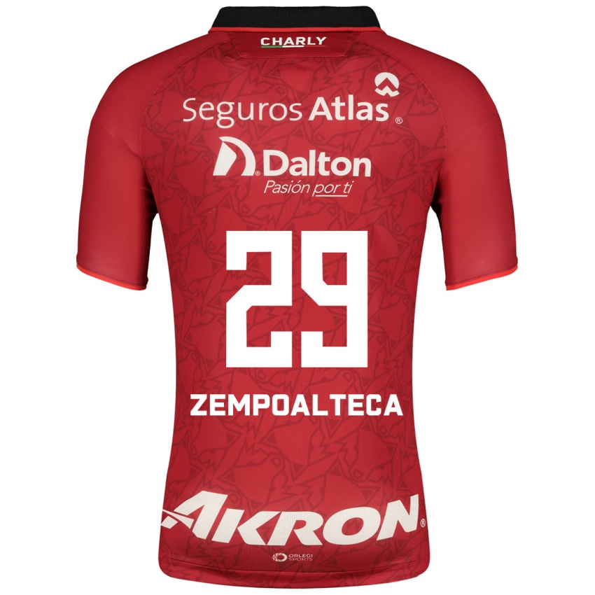 Niño Camiseta Karla Zempoalteca #29 Rojo 2ª Equipación 2023/24 La Camisa México