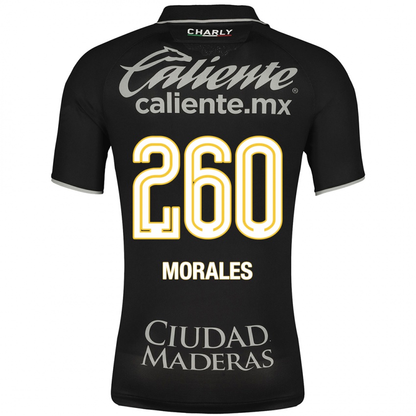 Niño Camiseta Daniel Morales #260 Negro 2ª Equipación 2023/24 La Camisa México