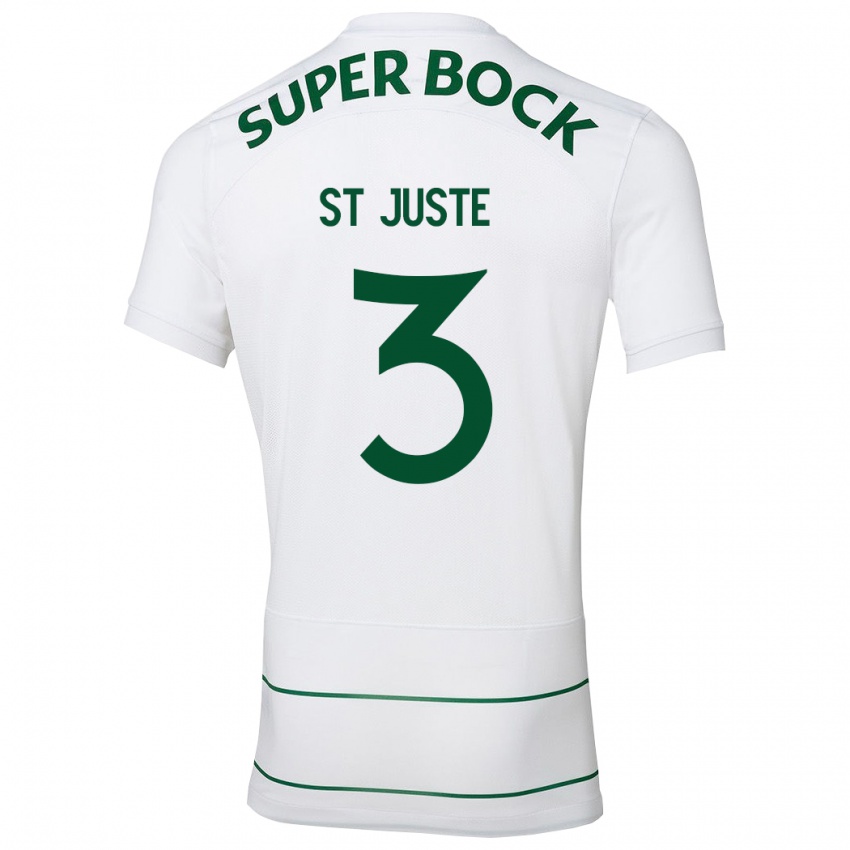 Niño Camiseta Jerry St. Juste #3 Blanco 2ª Equipación 2023/24 La Camisa México