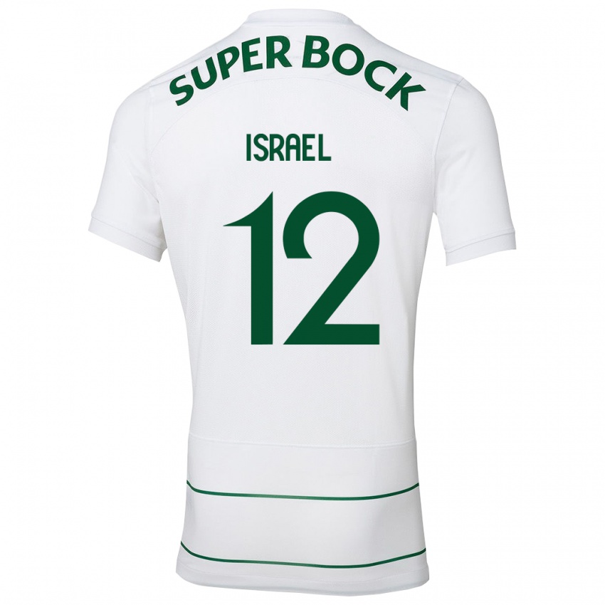 Niño Camiseta Franco Israel #12 Blanco 2ª Equipación 2023/24 La Camisa México