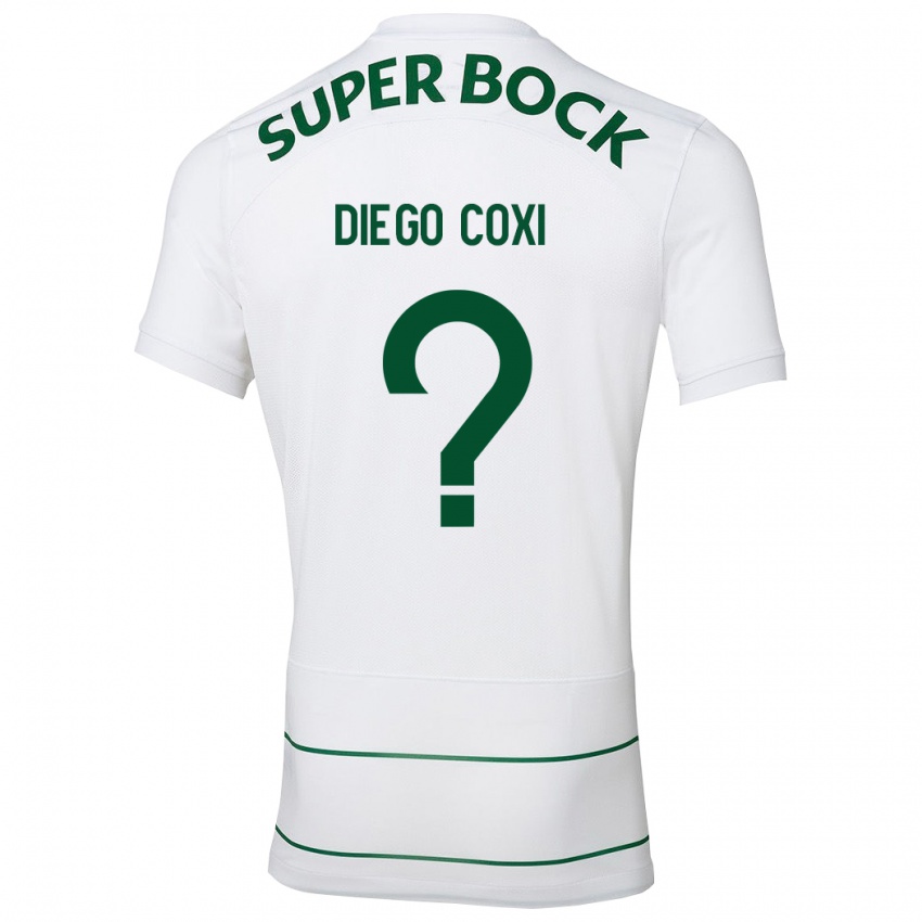 Niño Camiseta Diego Coxi #0 Blanco 2ª Equipación 2023/24 La Camisa México