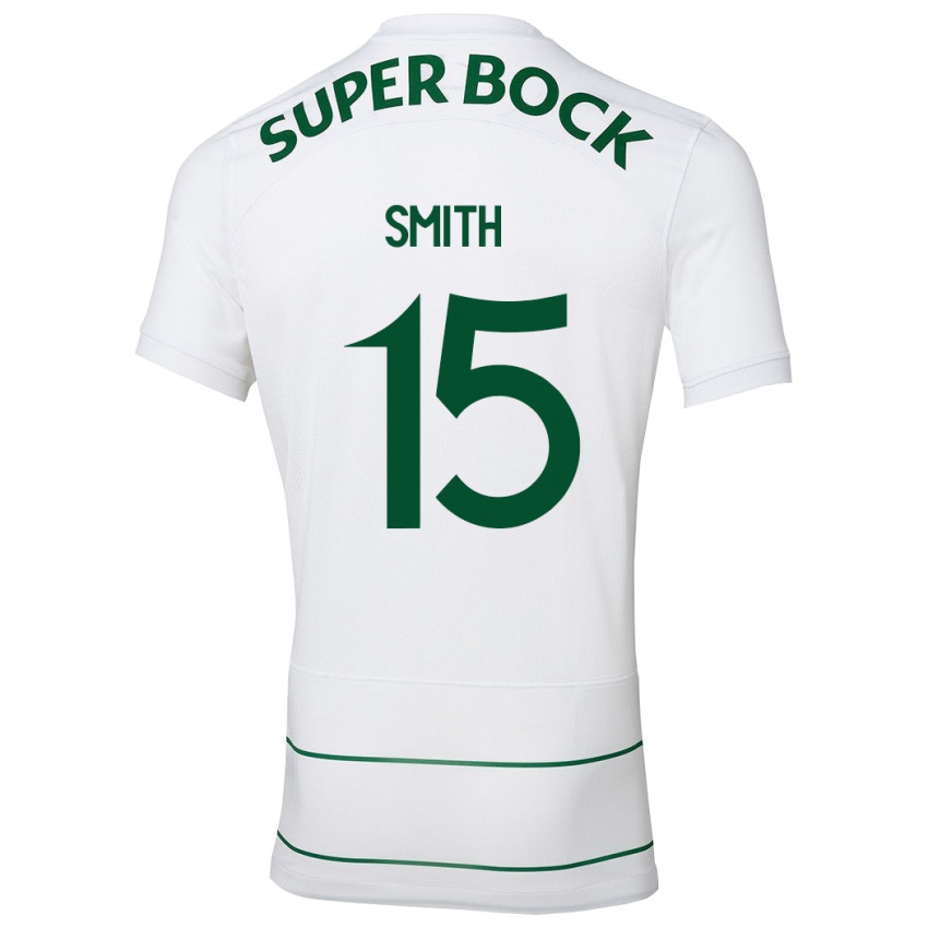 Niño Camiseta Olivia Smith #15 Blanco 2ª Equipación 2023/24 La Camisa México