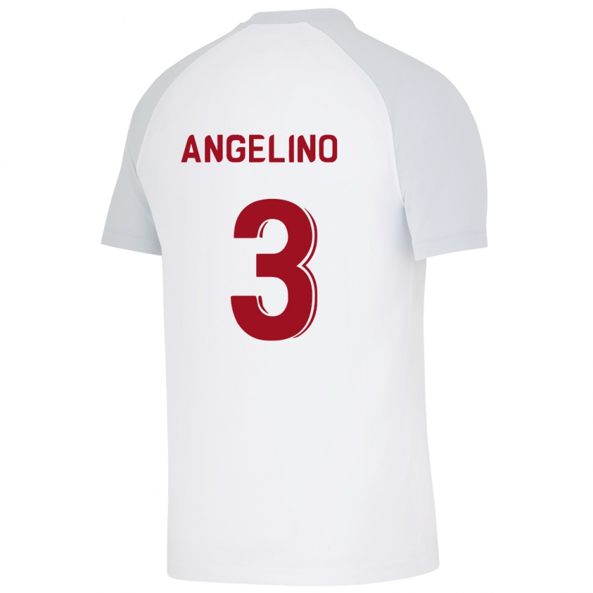 Niño Camiseta Angelino #3 Blanco 2ª Equipación 2023/24 La Camisa México