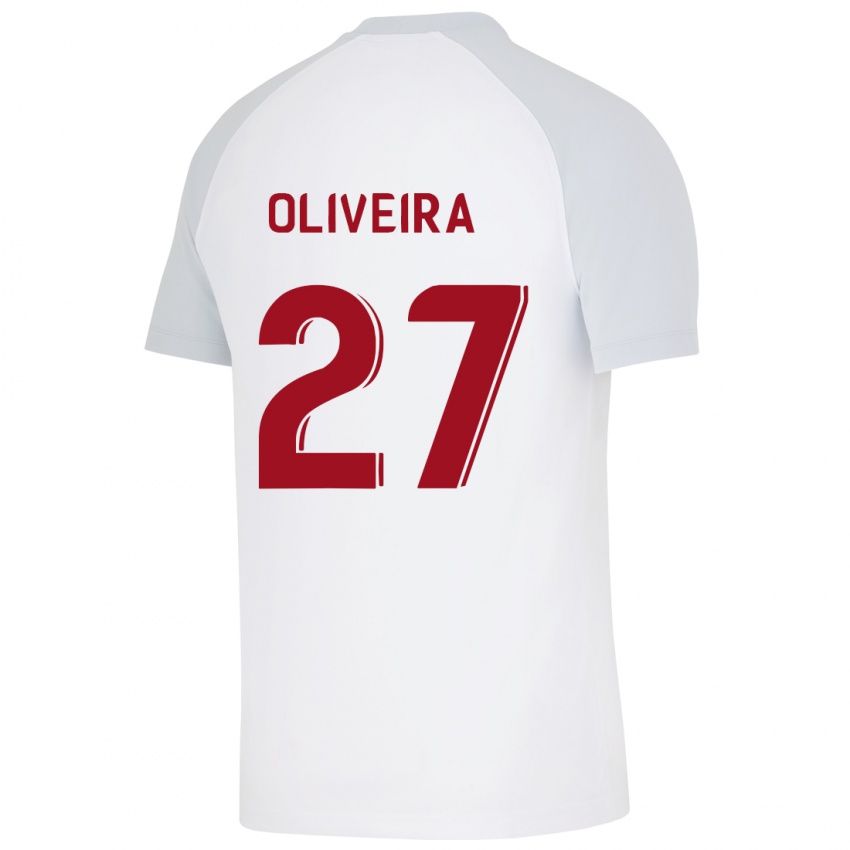 Niño Camiseta Sergio Oliveira #27 Blanco 2ª Equipación 2023/24 La Camisa México