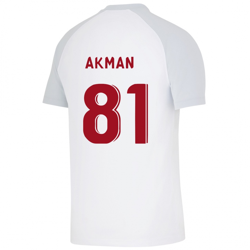 Niño Camiseta Hamza Akman #81 Blanco 2ª Equipación 2023/24 La Camisa México