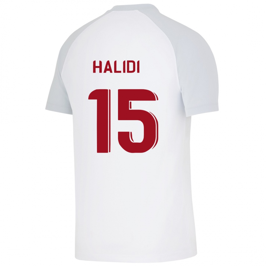 Niño Camiseta Isa Halidi #15 Blanco 2ª Equipación 2023/24 La Camisa México