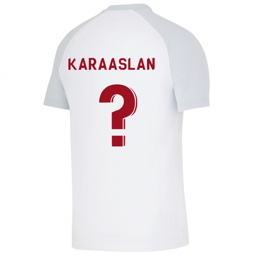 Niño Camiseta Ahmet Kerem Karaaslan #0 Blanco 2ª Equipación 2023/24 La Camisa México